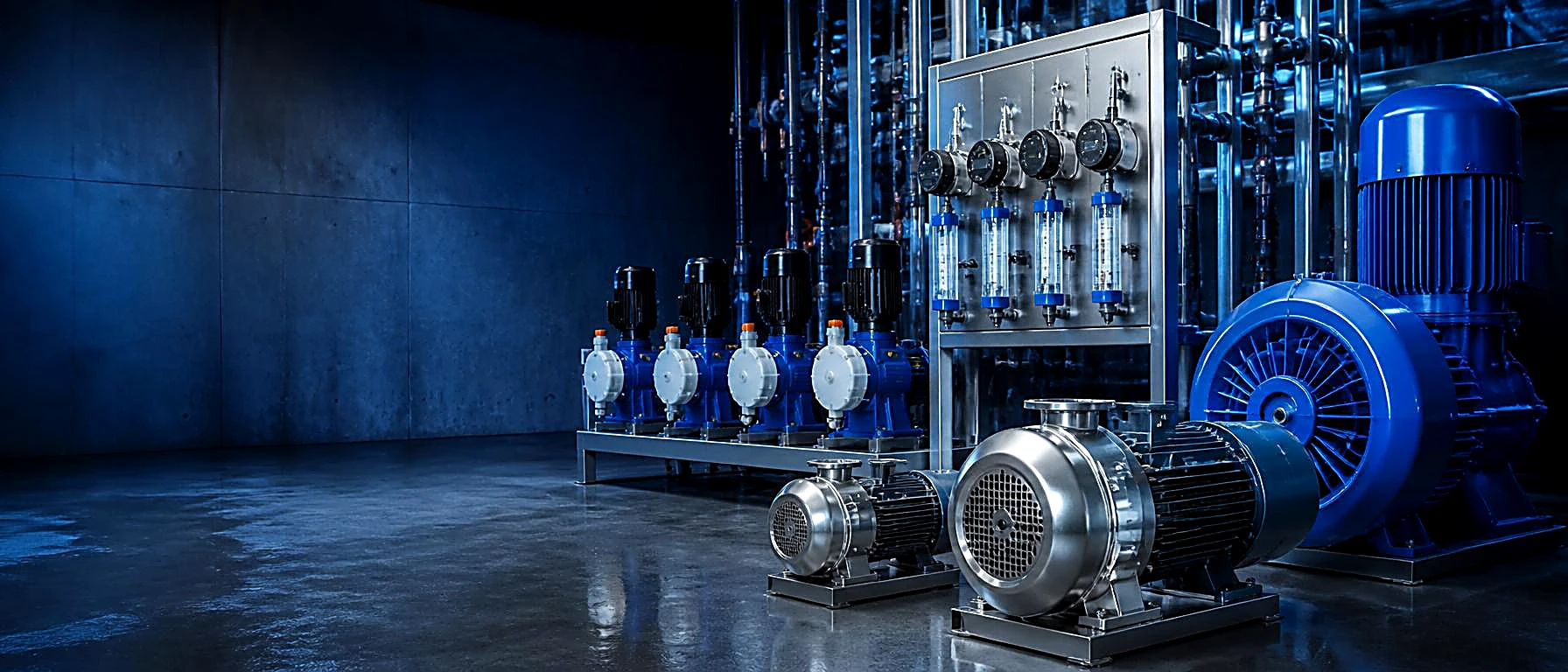 Industrial motors and spare parts
