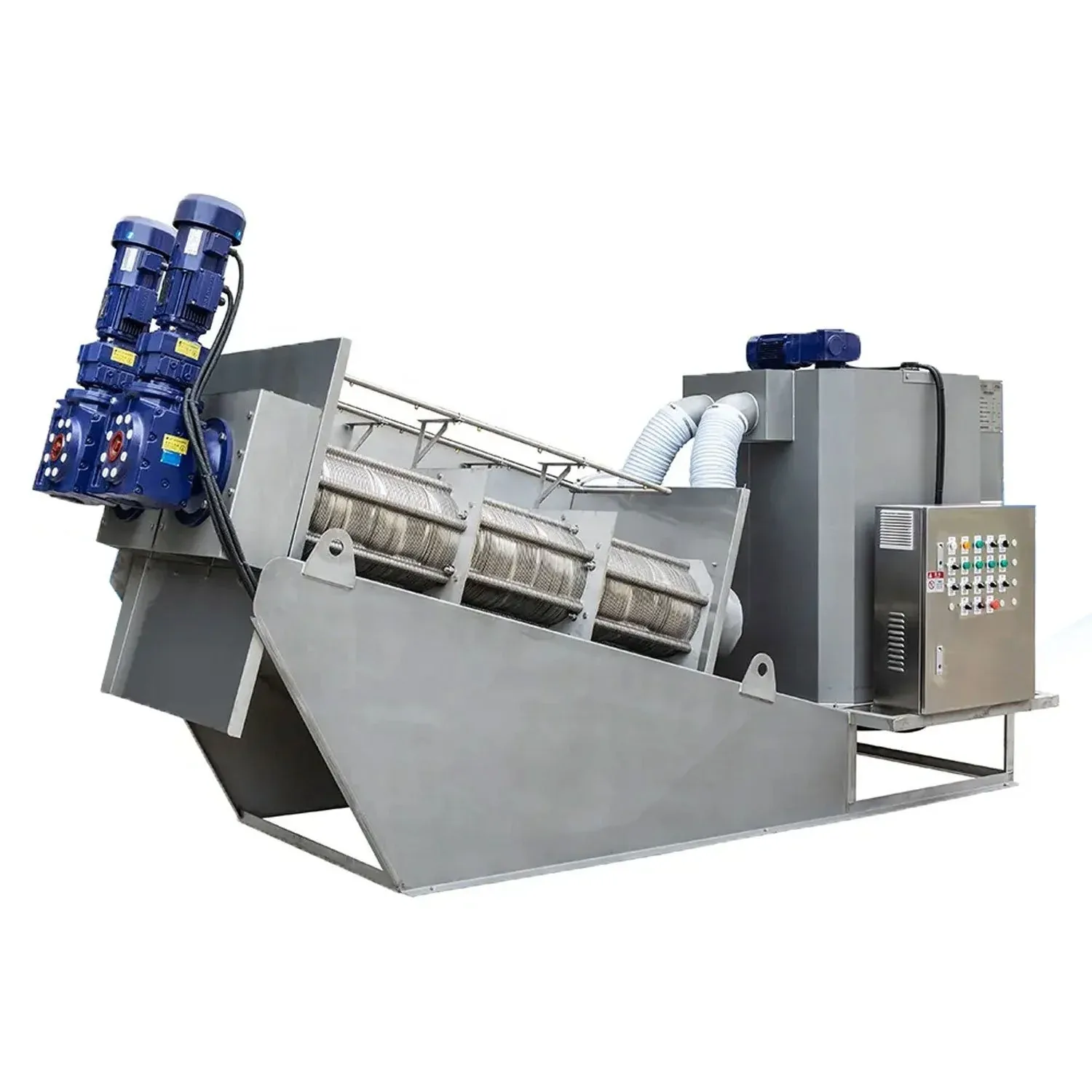 Screw Press Sludge Dewatering Machine — Industrial Grade